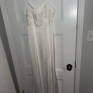 Lulu's Ivory Strap Dress